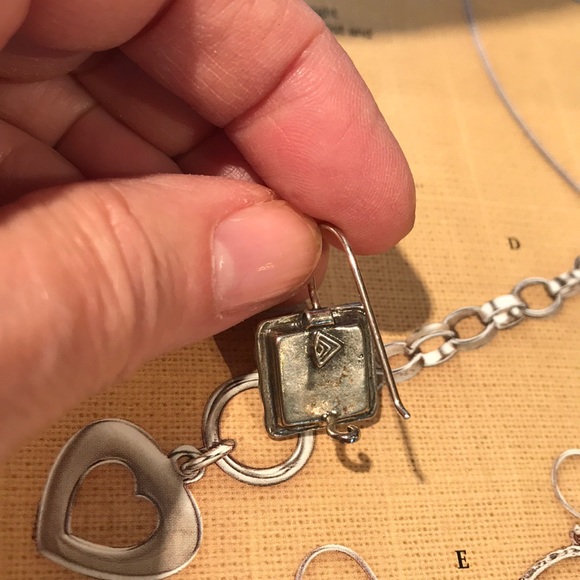 Vintage Silpada Turquoise Earrings - Picture 2 of 2